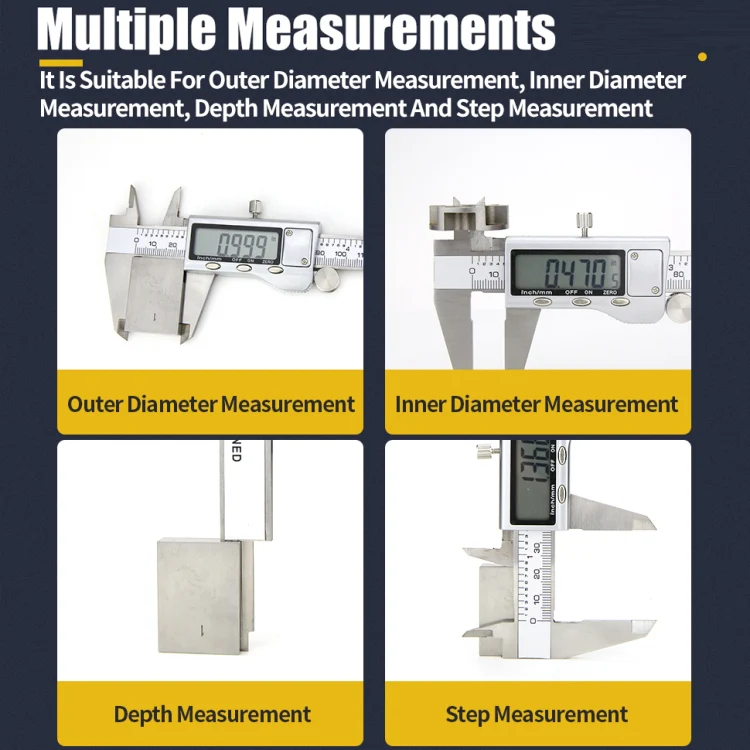 0-150mm LCD Digital Calipers Electronic Digital Vernier Caliper - Image 9