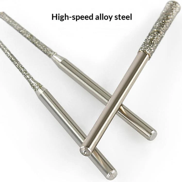 1.0mm Carborundum Drill Bit Jade Emerald Agate Drill Bit Extended Diamond Grinding Bit - Image 4