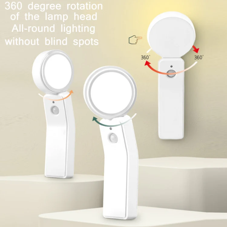 1.2W LED Intelligent Human Body Induction USB Charging Night Light, Light color: Sensor Warm Light - Image 5