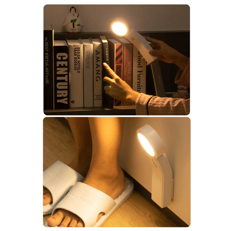 1.2W LED Intelligent Human Body Induction USB Charging Night Light, Light color: Sensor Warm Light - Image 6