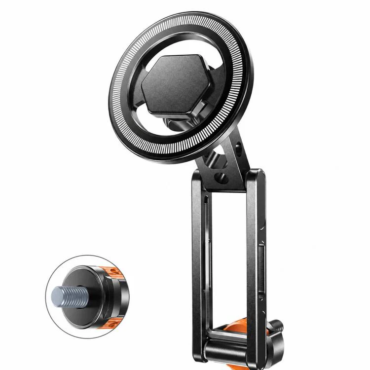1/4 Inch Screw Phone Tripod Mount for Cameras Monitors Ring Lights, Style: Magnetic Mount