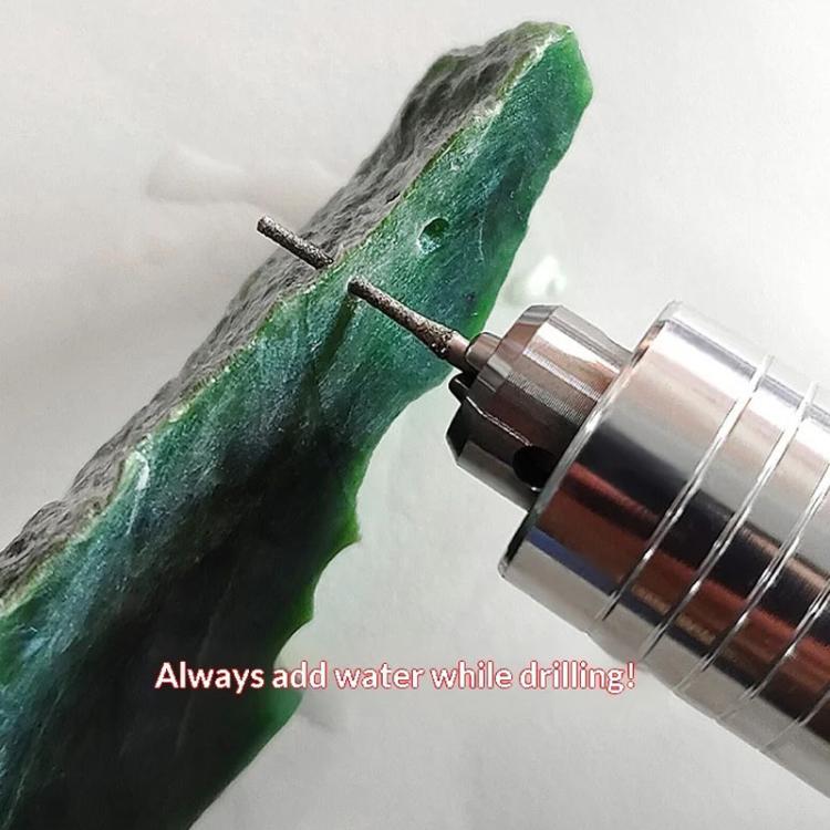 1.5mm Carborundum Drill Bit Jade Emerald Agate Drill Bit Extended Diamond Grinding Bit - Image 9