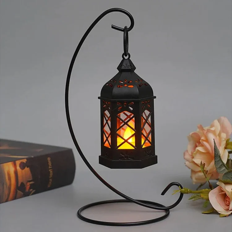 1.5V LED Electronic Candle Light Portable Lamp Wind Lamp Retro Decorative Lights - Image 5