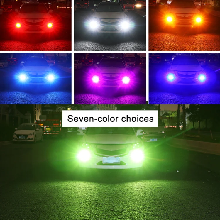 1 Pair 9005 12V 7W Strobe Car LED Fog Light(Lime Light) - Image 7
