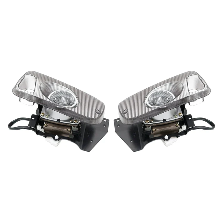 1 Pair Car Modified Front Fog Light for Honda Civic 1992-1995 (White Light) - Image 2