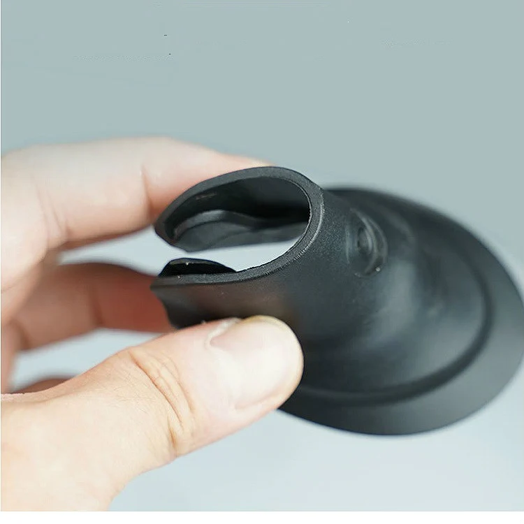 1 Pair For Xiaomi Mijia M365 / M365 Pro Electric Scooter Universal Fishtail Shape Rubber Fender, Size:7.5 x 7cm(Black) - Image 3