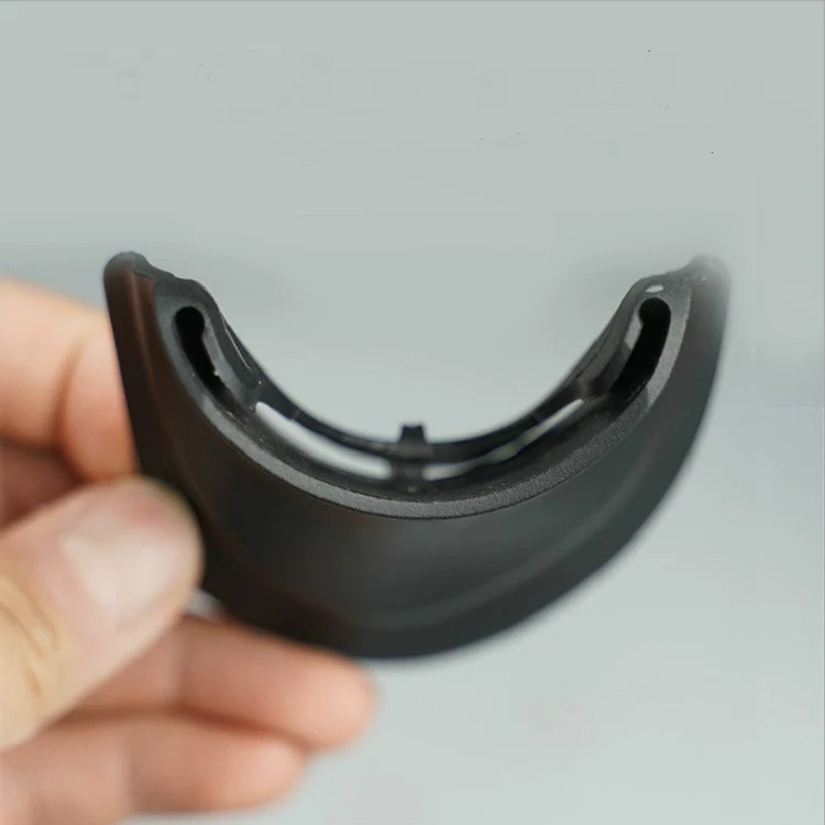 1 Pair For Xiaomi Mijia M365 / M365 Pro Electric Scooter Universal Fishtail Shape Rubber Fender, Size:7.5 x 7cm(Black) - Image 4