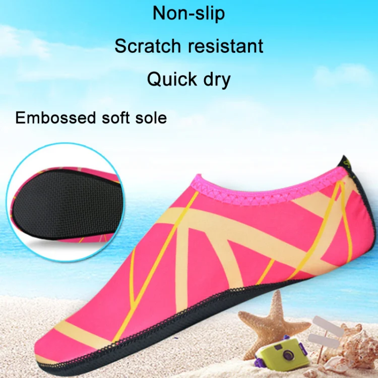 1 Pair Outdoor Snorkeling Non-Slip Soft Bottom Beach Diving Socks, Size: 34-35(Azure) - Image 3