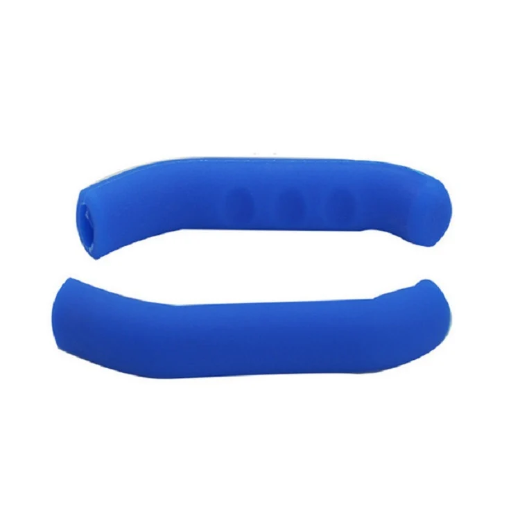 1 Pairs Bicycles Scooters Brake Protective Case Foot Support Cover Silicone Cover(Blue) - Image 2