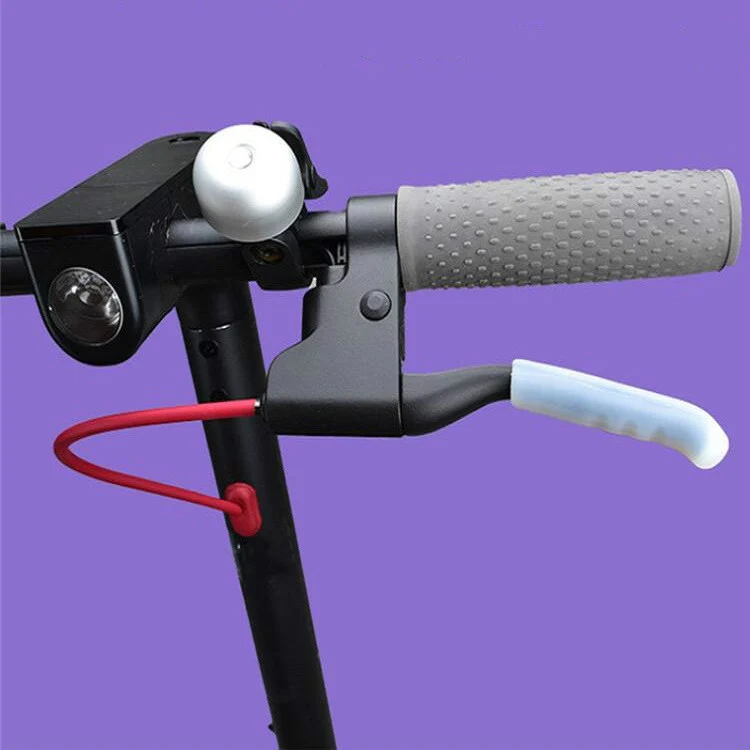 1 Pairs Bicycles Scooters Brake Protective Case Foot Support Cover Silicone Cover(Blue) - Image 3