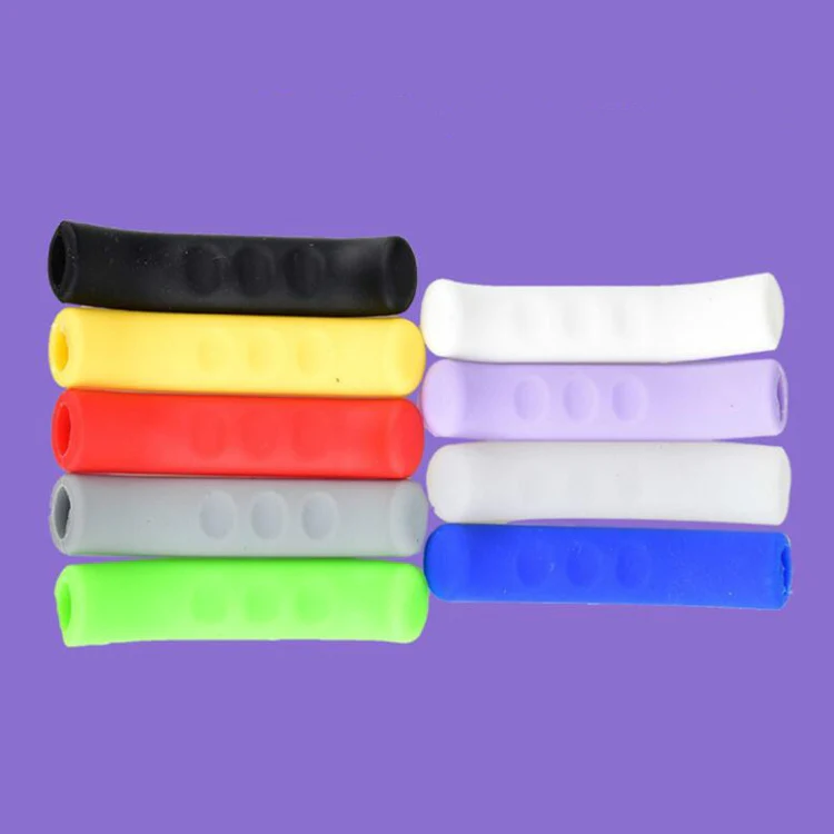 1 Pairs Bicycles Scooters Brake Protective Case Foot Support Cover Silicone Cover(Blue) - Image 6