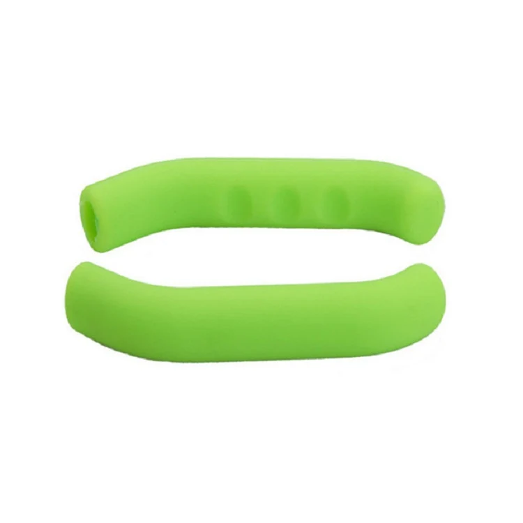1 Pairs Bicycles Scooters Brake Protective Case Foot Support Cover Silicone Cover(Green) - Image 2