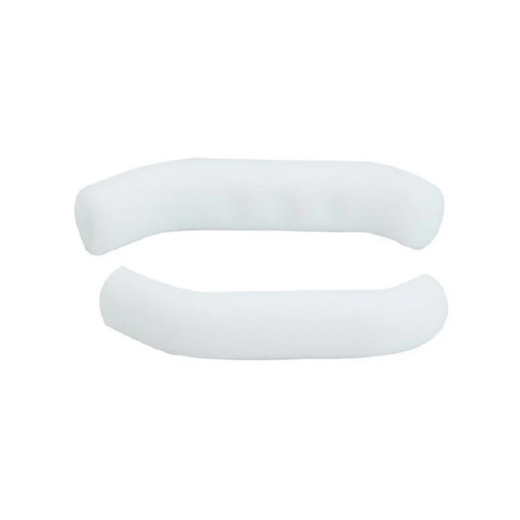 1 Pairs Bicycles Scooters Brake Protective Case Foot Support Cover Silicone Cover(White) - Image 2