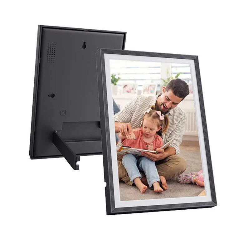 10.1 Inch Uhale Smart Cloud Photo Frame WiFi Mobile Photo Transfer Touchscreen Digital Signage AU Plug(Black 32GB) - Image 2