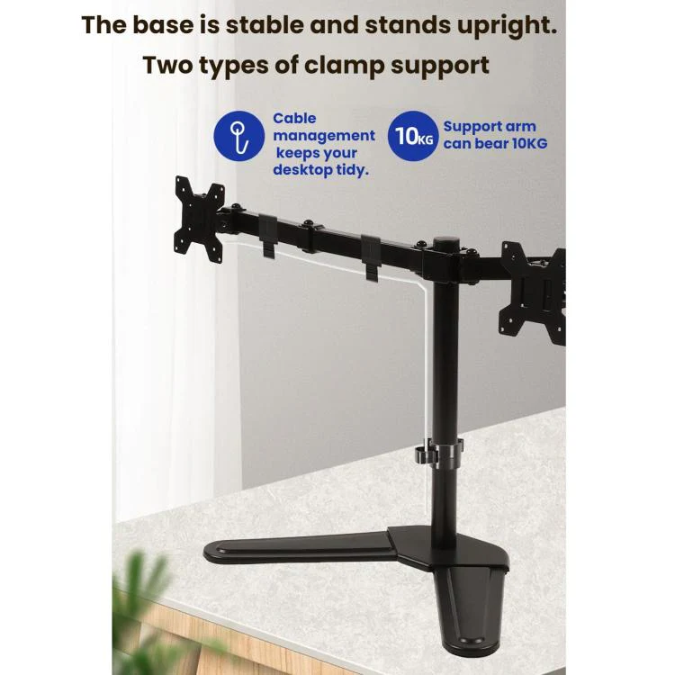 10-32 Inch Cantilever Splicing Rotating And Height-Adjustable Monitor Stand(ZX-01) - Image 8