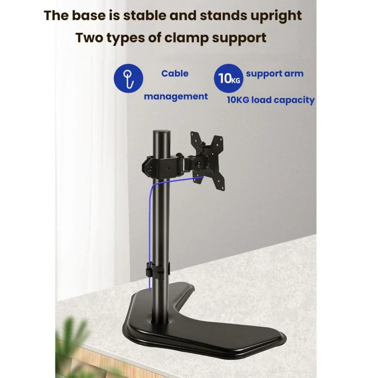 10-32 Inch Computer Monitor Desktop Cantilever Arm With Thickened Metal Bracket(ZX-MT010V) - Image 8