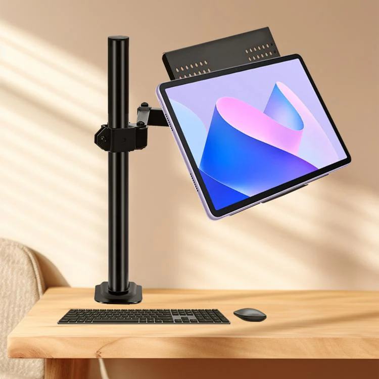 10-32 Inch Computer Monitor Desktop Tray Clip Adjustable Cantilever Stand(ZX-MT012N)