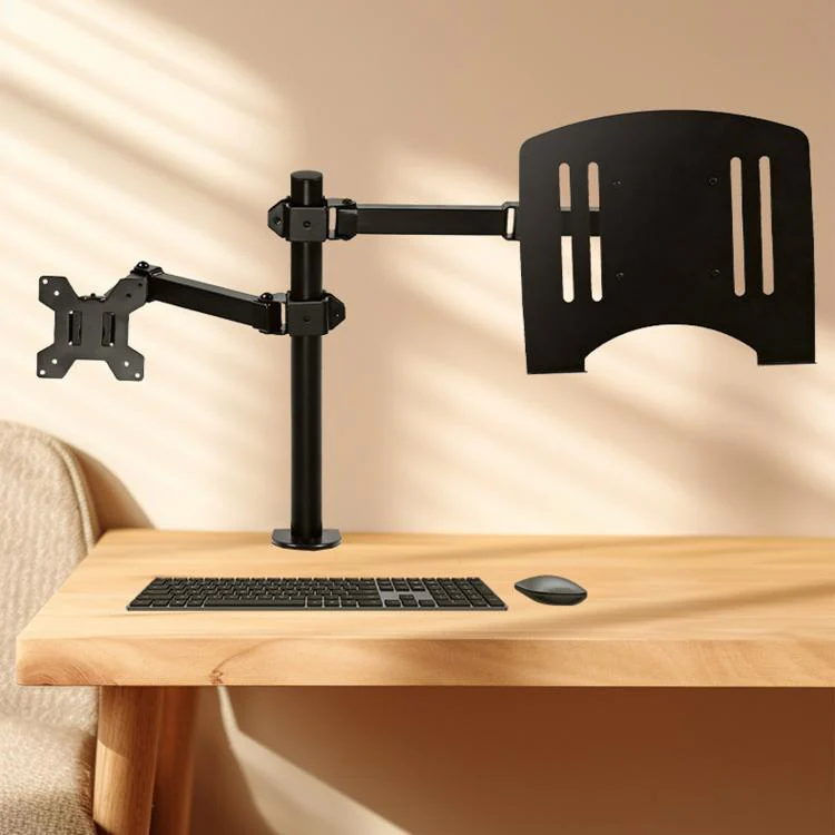 10-32 Inch Desktop Monitor Cantilever Lifting And Rotating Tray Stand(ZX-MT025S)