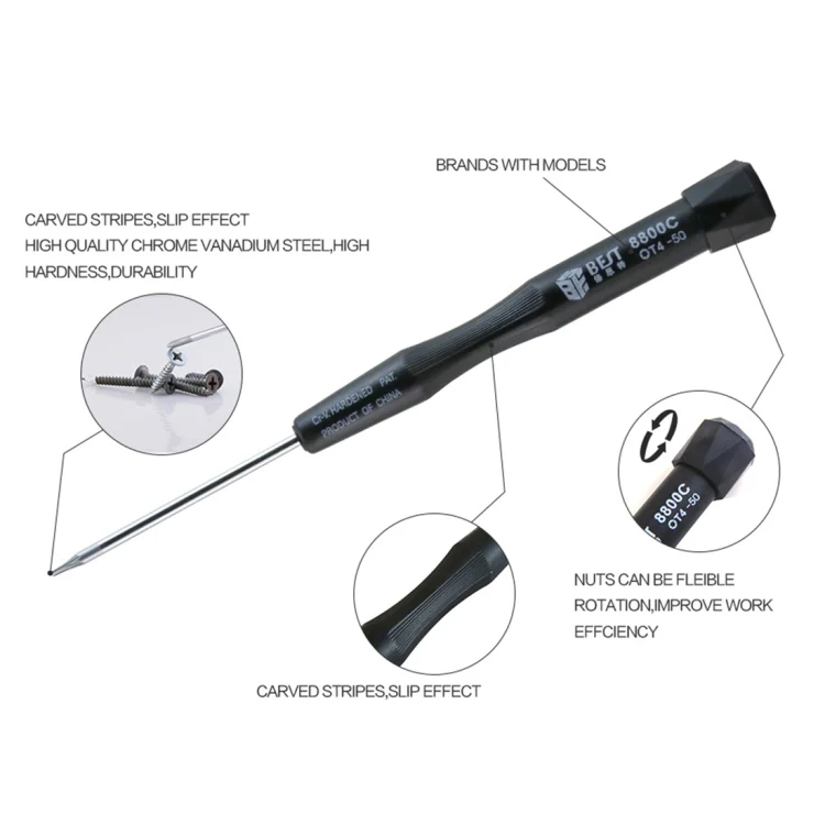 10 in 1 BEST BST-8800E Repair Tool Precision Multi-purpose Magnetic Screwdriver Set - Image 4