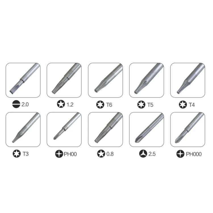 10 in 1 BEST BST-8800E Repair Tool Precision Multi-purpose Magnetic Screwdriver Set - Image 5