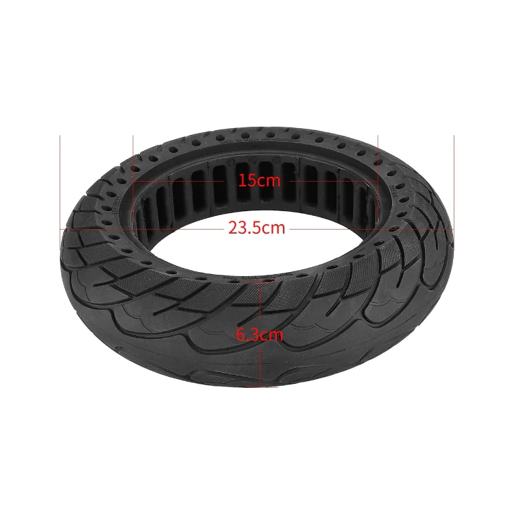 10 Inch Soid Tire Shock Absoption Tubeless Honeycomb Tyre for Ninebot Max G30 - Image 3
