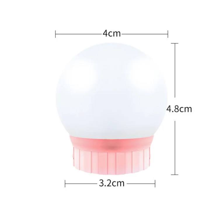 10  LEDs Mirror Front Light Dimmable Makeup Mirror USB Touch Control Light - Image 9