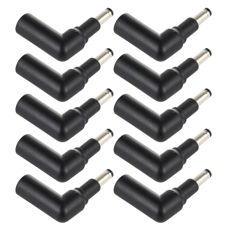 10 PCS 4.5 x 3.0mm Female to 4.8 x 1.7mm Male Plug Elbow Adapter Connector - Image 4
