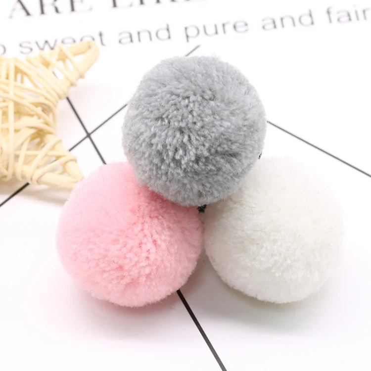 10 PCS Candy Color Toy Ball Decoration Fur Ball(Grey) - Image 3