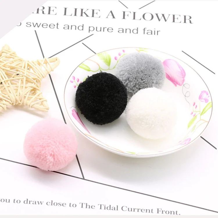 10 PCS Candy Color Toy Ball Decoration Fur Ball(Grey) - Image 6