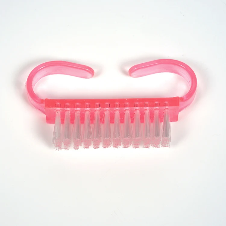 10 PCS Cleaning Brush Tools Nail Art Care Manicure Pedicure Remove Dust Small Angle Clean Brushes(Pink) - Image 2