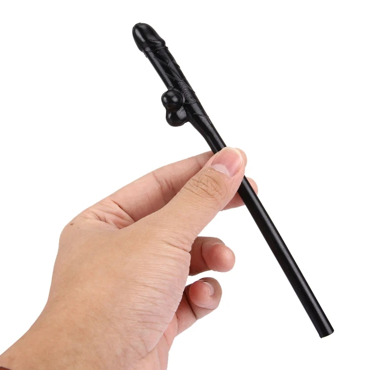 10 PCS Dicky Sipping Straw, Length: about 19cm(Black) - Image 6
