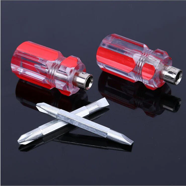 10 PCS Mini Eleven-Shaped Dual-Use Screwdriver With Transparent Crystal Handle(Crystal Dual-use Robe) - Image 3