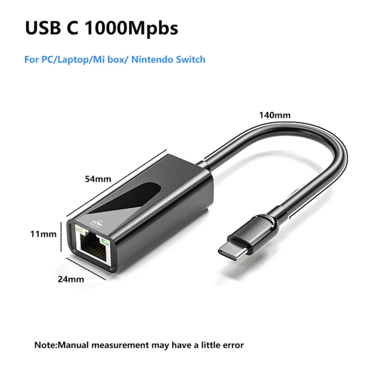 1000Mbps RJ45 Network Card USB Ethernet Adapter, port:USB 3.0 - Image 3