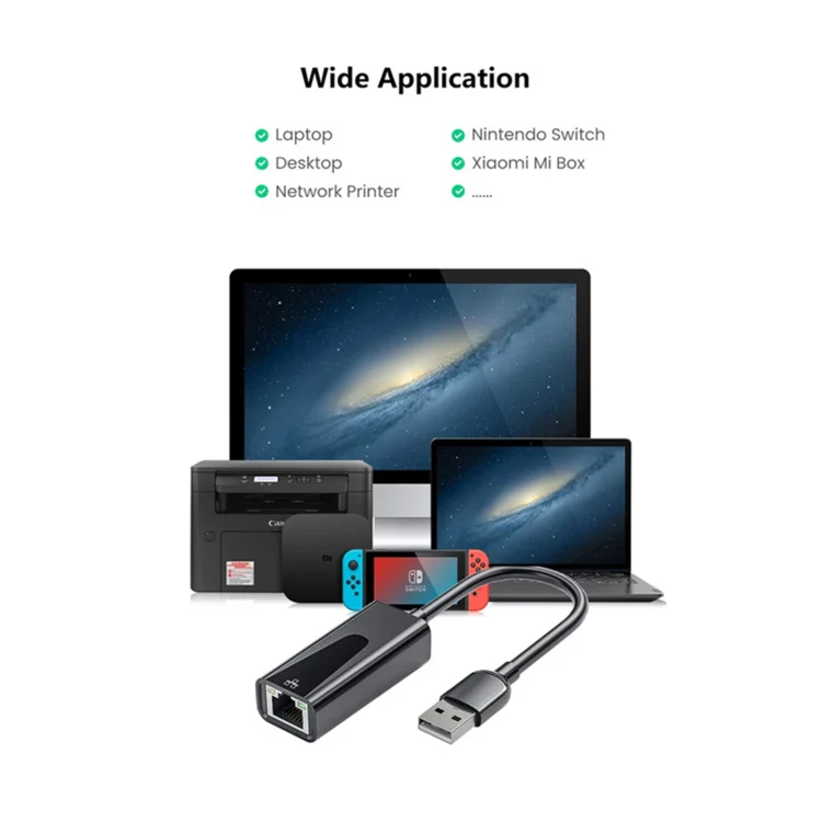 1000Mbps RJ45 Network Card USB Ethernet Adapter, port:USB 3.0 - Image 5