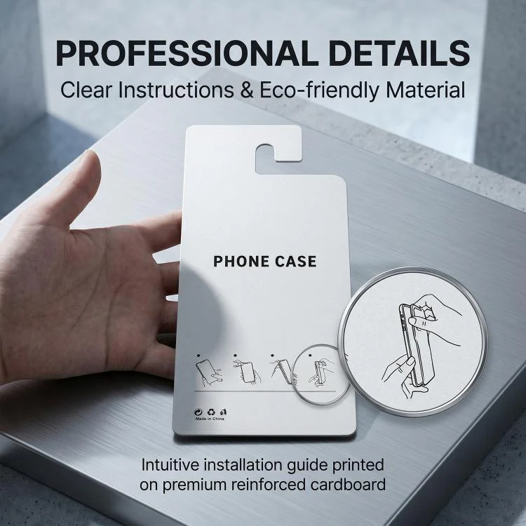 100pcs Sponge One-Piece Phone Cover Back Plate Packaging Box - Image 2
