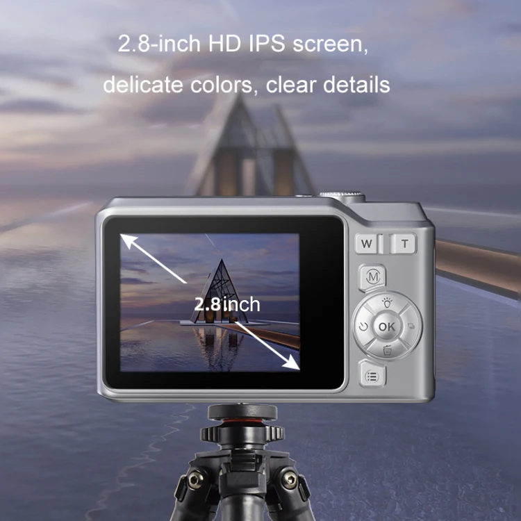 1080P HD Student Retro Digital Card Camera, Color: Black+32G - Image 11