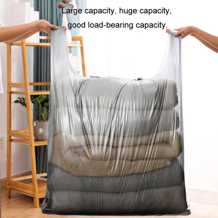 10pcs 75x110cm PE Large-capacity Moving Packing Bags Thickened Quilt Luggage Storage Bags - Image 7