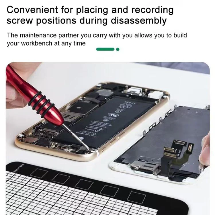 10pcs Anti-Loss Magnetic Screw Mat, Size:17.9 x 6.5cm - Image 4