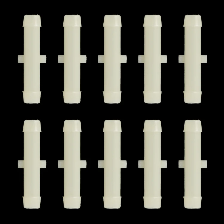 10pcs/Bag Car Straight Type Wiper Spray Nozzle Water Pipe Connection Tube
