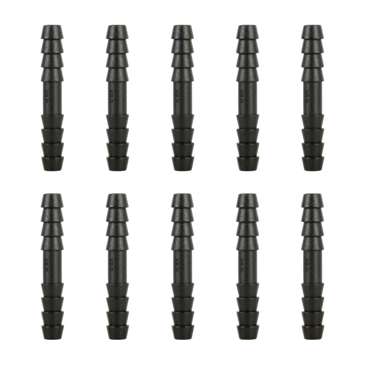 10pcs/Bag Car Straight Type Wiper Spray Nozzle Water Pipe Connection Tube