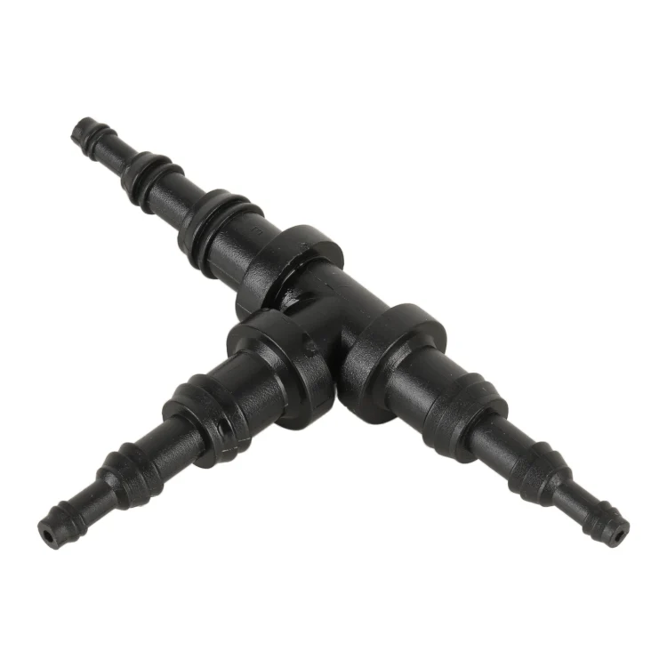 10pcs/Bag Car T Type Wiper Spray Nozzle Water Pipe Connection Tube - Image 2