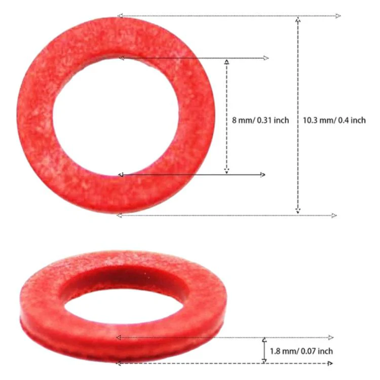 10pcs For Yamaha Outboard Motor Oil Drain Screw Gasket 90430-08020 / 90430-08021-00 - Image 5