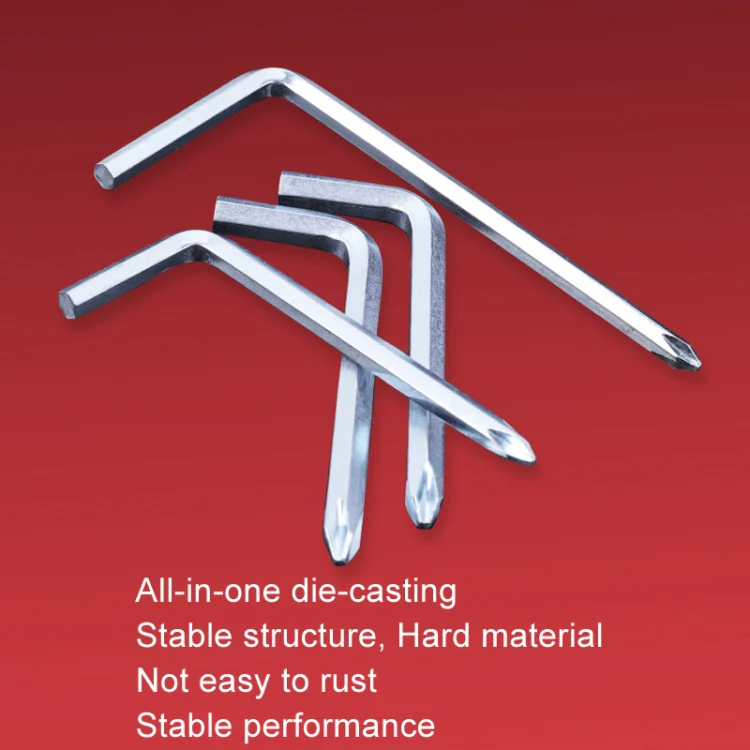 10pcs Screwdriver Hexagonal Wrench Scooter Repair Tools Cross Bit, Specification:4mm, Material:45 Steel - Image 4