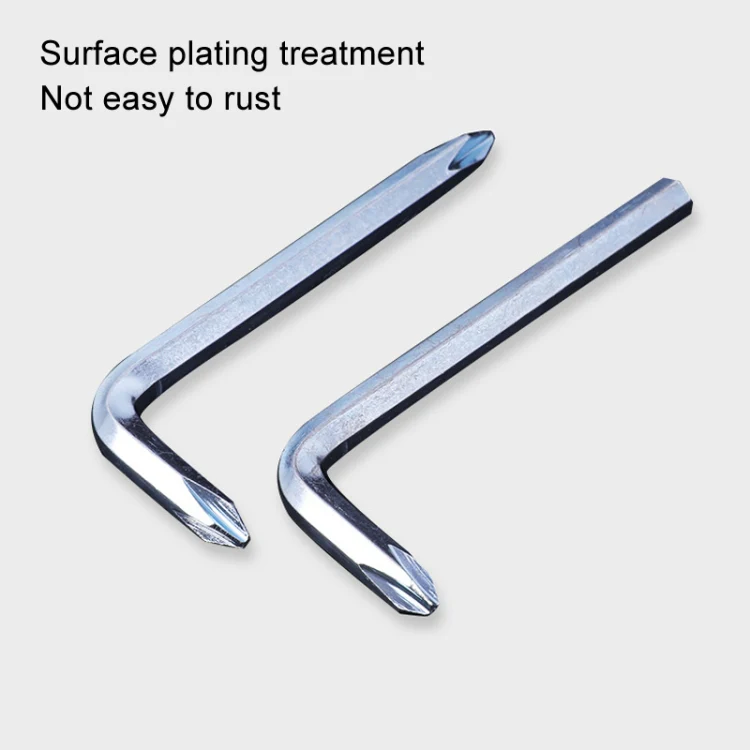 10pcs Screwdriver Hexagonal Wrench Scooter Repair Tools Cross Bit, Specification:4mm, Material:A3 Steel - Image 3