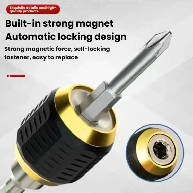 10pcs /Set Hexagonal Shank Quick-release Adapter Electric Drill Adapter Quick-release Self-locking Large-head Socket Adapter - Image 6