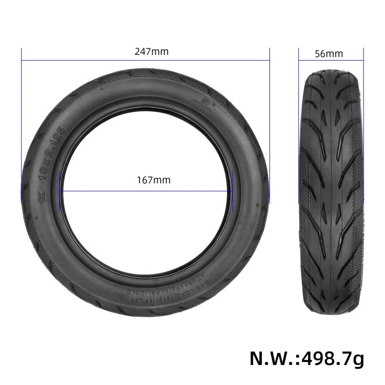 10x2.125 Electric Scooter Pneumatic Tire For Segway Ninebot F20 F25 F30 F40, Spec: Inner Tube Only - Image 4