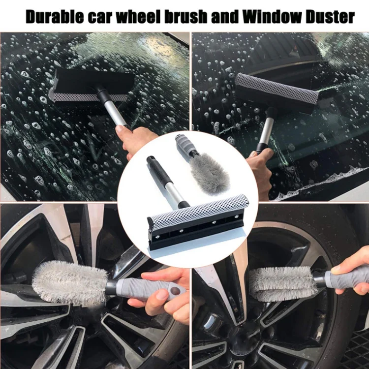 11 PCS / Set Soft Detail Brush Waterproof Car Wash Gloves - Image 4