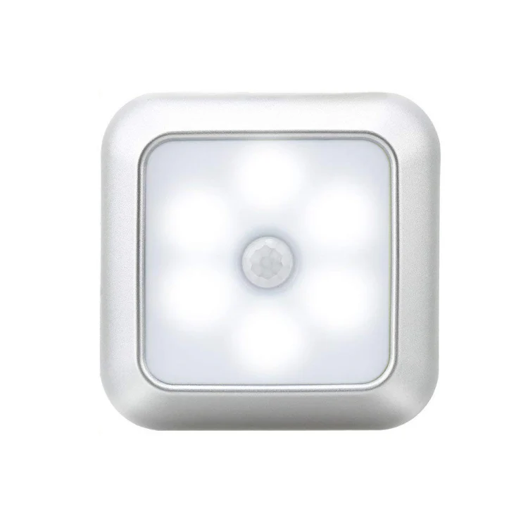 1143 Human Body Sensation Night Light Smart Home Sensing Lights, Light color: Silver White Light