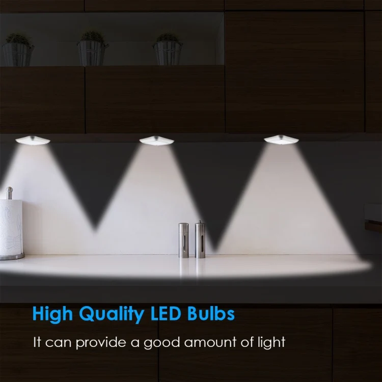 1143 Human Body Sensation Night Light Smart Home Sensing Lights, Light color: White Shell White Light - Image 7