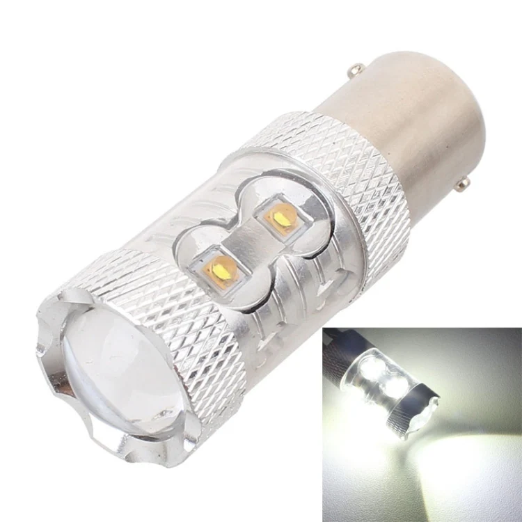 1157/BAY15D 50W 750LM 6500K White Light 10-3535-LEDs Car Brake Light , Constant Current , DC12-24V
